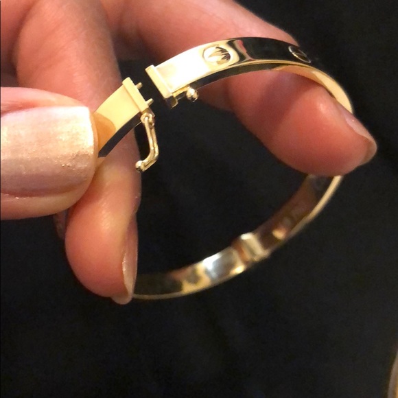18k Saudi gold bangle - Picture 4 of 4